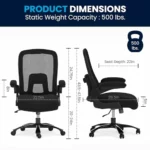para Silla de oficina ergonómica Flash Furniture Hercules Series, grande y alta