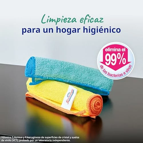 Spontex Microfibre Collection, paños de limpieza multicolor