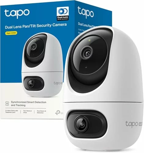 Tapo C245D cámara WiFi interior doble lente 2K