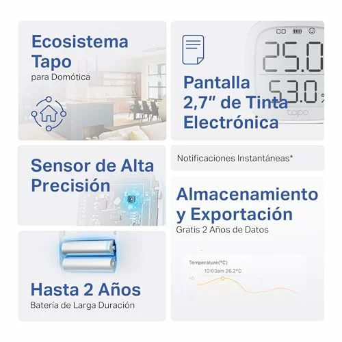 Tapo T315 monitor de temperatura y humedad