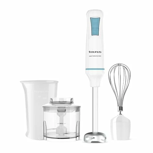 Taurus Robot 1000 Plus INOX batidora de mano con accesorios