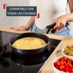 Tefal Ingenio Enjoy juego de 3 sartenes con mango extraíble