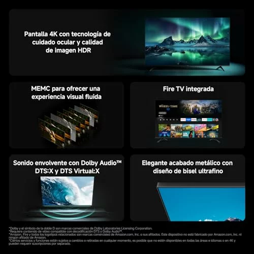 Televisión Xiaomi TV F 43″ 4K Fire TV