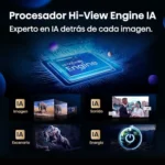 Televisor Hisense 55E8Q Mini LED QLED de 55 pulgadas