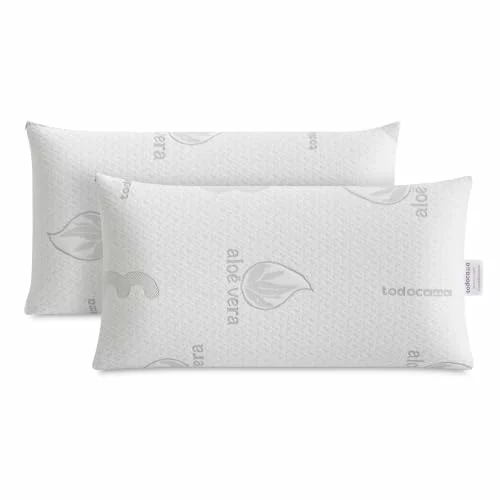 Todocama almohadas viscoelásticas Aloe Vera pack 2 de 70 cm