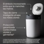 Tommee Tippee Twist and Click contenedor para pañales con 12 recambios AVEC12RECHARGES DE1