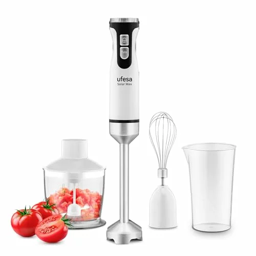 Ufesa Solar Max batidora de mano 1200W con picadora y vaso