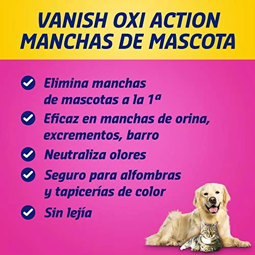 Vanish Oxi Action quitamanchas para mascotas