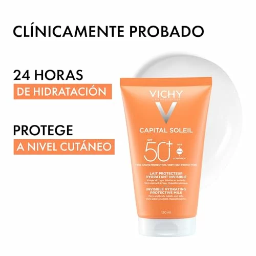 Vichy Capital Soleil Leche solar hidratante invisible SPF50+ 150 ml