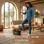 Vileda Turbo fregona con cubo y pedal