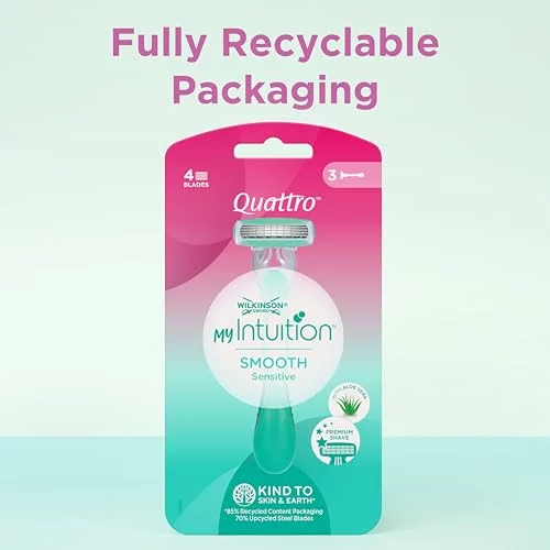Wilkinson Sword MyIntuition Smooth Sensitive Quattro Pack 3+1