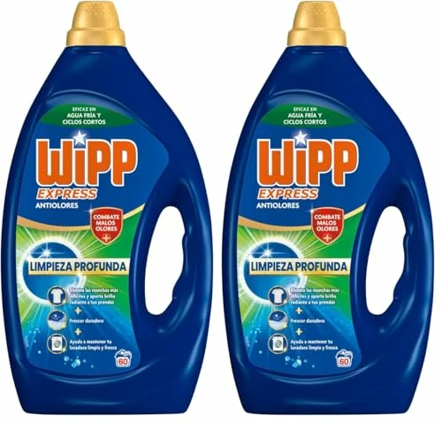 Wipp Express Limpieza Profunda Higiene y Antiolores Pack 2 x 55 lavados
