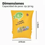10" x 6"/25cm x 15cm WONDERSPLASH ARMBANDS S/M