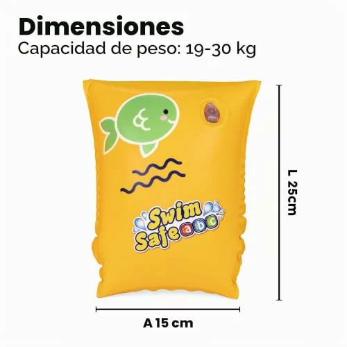 10″ x 6″/25cm x 15cm WONDERSPLASH ARMBANDS S/M