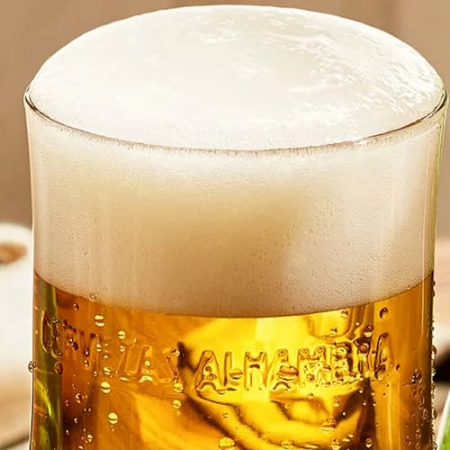 Alhambra Reserva 1925, Pack 24 Latas x 33cl, Cerveza Extra de Fermentación Lenta, 6.4% Alcohol