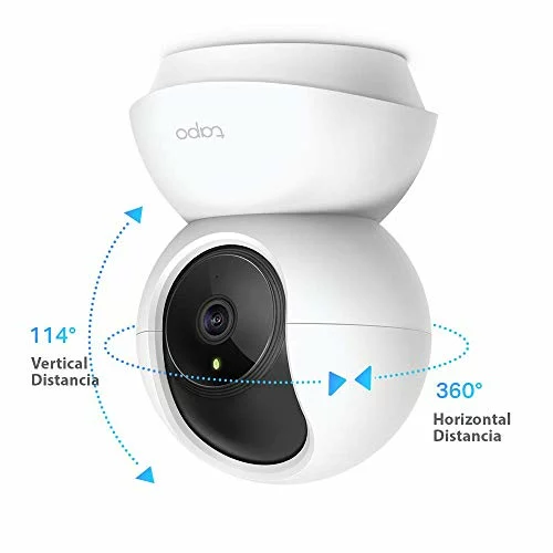 Altavoz Tapo C200P2 – Cámara de Vigilancia WiFi Interior 360º, 1080p, Detección IA