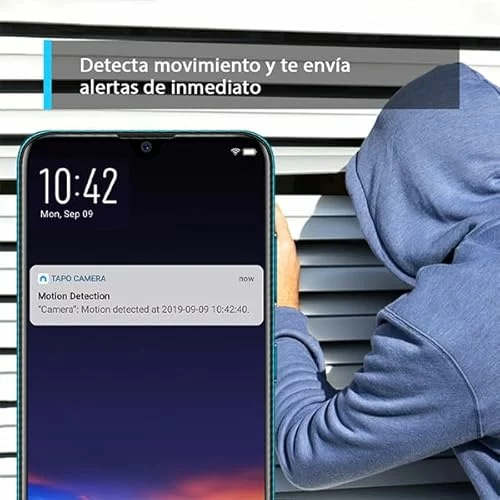 Altavoz Tapo C200P2 – Cámara de Vigilancia WiFi Interior 360º, 1080p, Detección IA