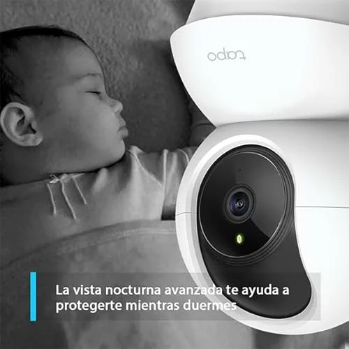 Altavoz Tapo C200P2 – Cámara de Vigilancia WiFi Interior 360º, 1080p, Detección IA