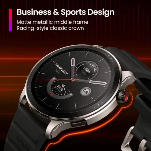 Amazfit GTR 4 smartwatch con GPS y 150 modos deportivos SPO2