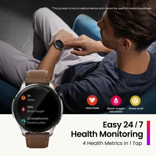 Amazfit GTR 4 smartwatch con GPS y 150 modos deportivos SPO2