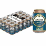 Amstel Oro 0,0 Cerveza Tostada Sin alcohol Pack Lata, 24 x 33cl