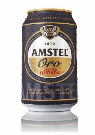 Amstel Oro Cerveza Tostada Pack Lata, 12 x 33cl