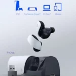 Auriculares inalámbricos Pulse Explore White para PlayStation 5 con estuche
