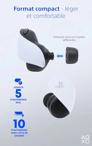 Auriculares inalámbricos Pulse Explore White para PlayStation 5 con estuche