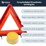 Pack x 2 Baliza V16 homologada DGT con geolocalización bip & drive