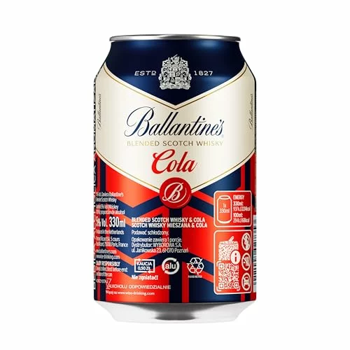 Ballantine’s Whisky&Cola REDI cóctel pack 12 x 250 ml