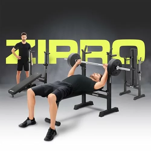 Banco de musculación ZIPRO plegable para press de banca