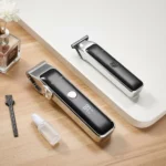 Barberboss Kit de recortadora de pelo para hombre, peluqueros inalámbricos para barba con 7 peines, esfera de longitud ajustable, ajustes de velocidad dual, carga USB y cuchillas de cerámica