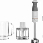 Batidora de mano Kenwood Triblade XL HBM40.302WH con accesorios 20CM 500ML