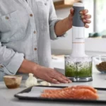 Batidora de mano Kenwood Triblade XL HBM40.302WH con accesorios 20CM 500ML