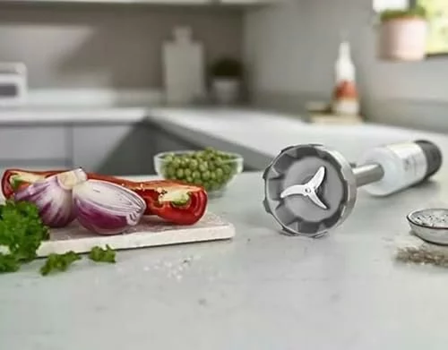 Batidora de mano Kenwood Triblade XL HBM40.302WH con accesorios 20CM 500ML