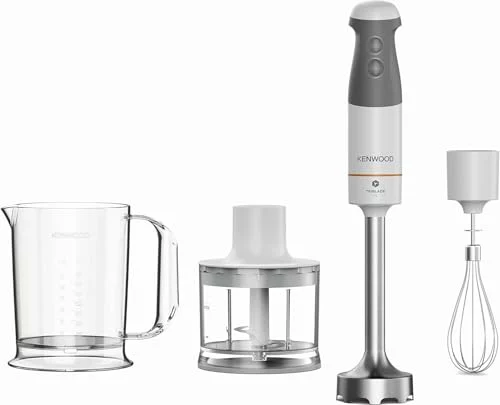 Batidora de mano Kenwood Triblade XL HBM40.302WH con accesorios 20CM 500ML