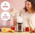 Batidora de vaso Solac Promixter 2000 W con jarra de cristal