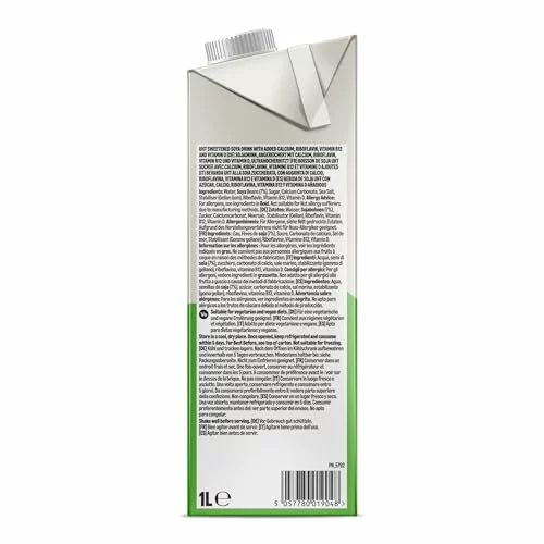 Bebida de soja azucarada by Amazon, pack 6 x 1 l