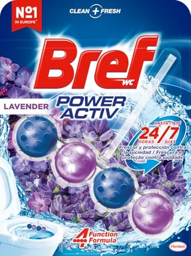 Bref Power Activ Lavanda cesta WC pack de 10