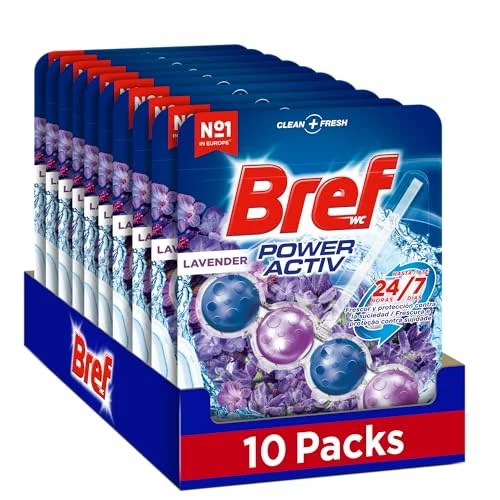 Bref Power Activ Lavanda cesta WC pack de 10