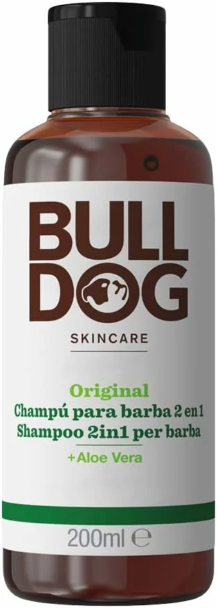 Bulldog Original Shampooing et Revitalisant pour Barbe Homme, 1-pack (1 x 200 ml)