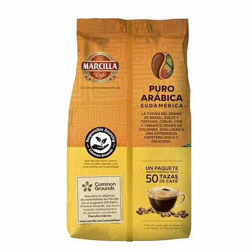 Cafetera Café en grano Marcilla 100% arábica 400 g