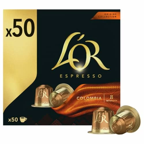 Cafetera Cápsulas L’OR Espresso Café Colombia 50 unidades