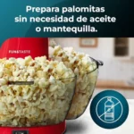 Cecotec Fun&Taste P'Corn Lotus, palomitero 1200 W con 4 recipientes