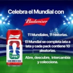 Cerveza Budweiser edición limitada en lata coleccionable Pack 10 x 44 cl 10X44