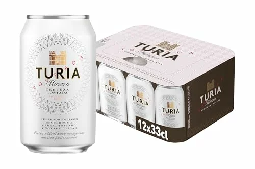 Cerveza Tostada Turia Märzen, Pack de 12 Latas 33cl