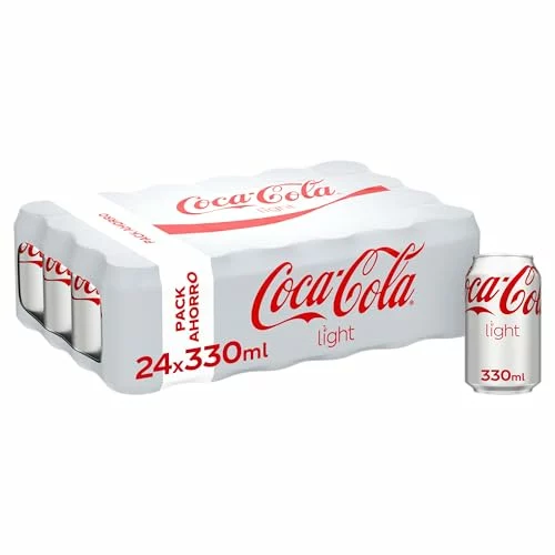 Coca-Cola Light sin azúcar pack de 24 latas de 330 ml