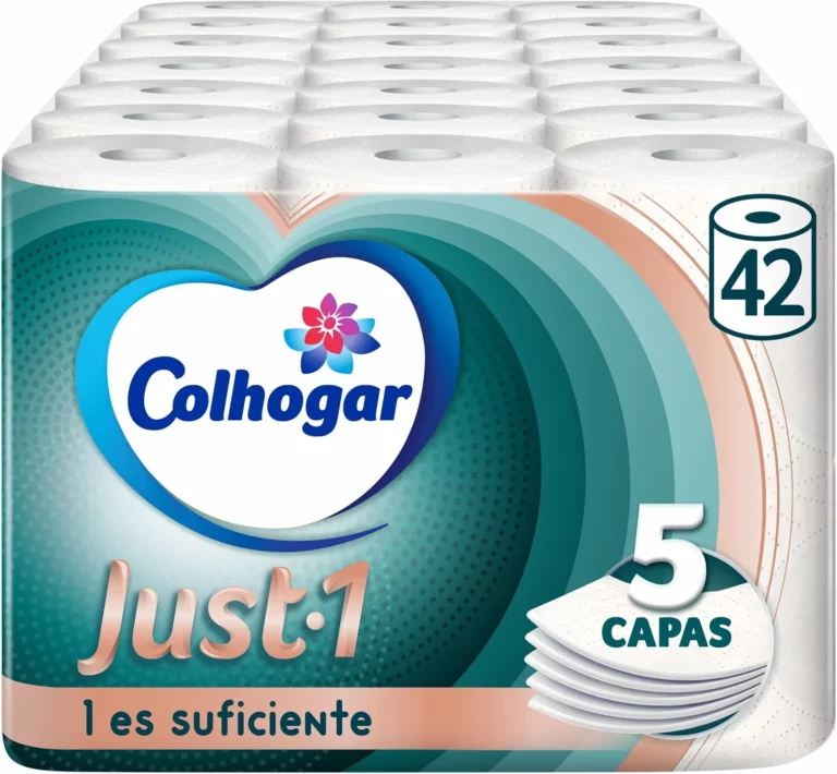 Colhogar Just 1 papel higiénico 42 rollos extra absorbente X42