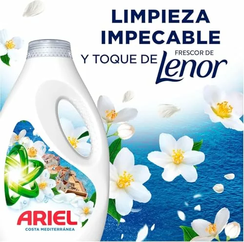 Colonia Ariel Sea Breeze & Jasmine detergente líquido Pack 5