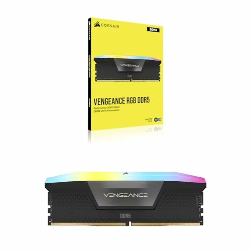 CORSAIR Vengeance RGB DDR5 8GB (1 x 8GB) hasta 5200MHz Intel RAM